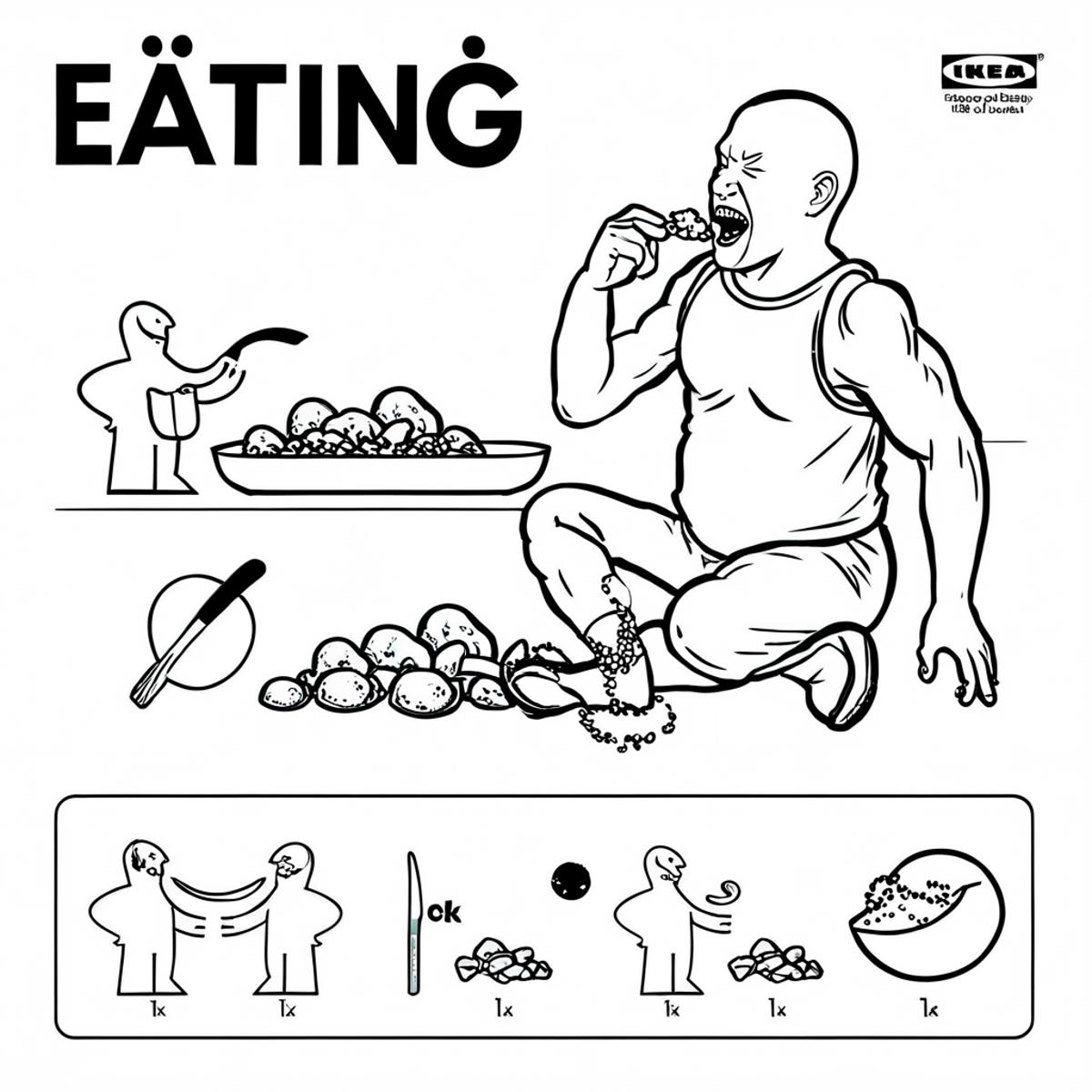 Ikea Instructions - LoRA - SDXL image by Gbronski