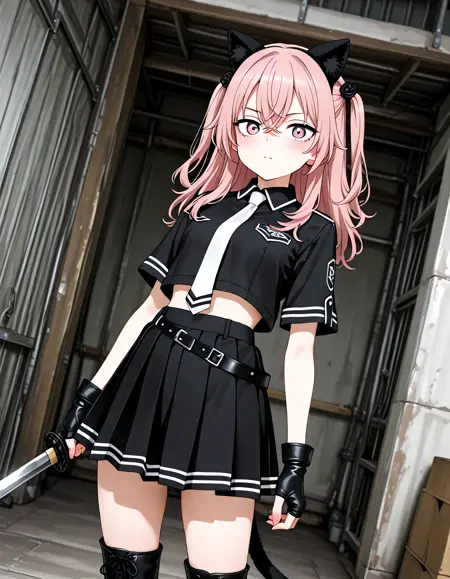 Fighting Black Cat Cosplay - Illu