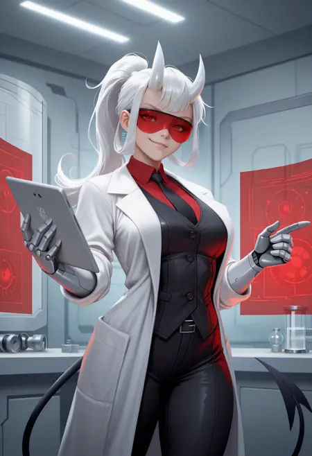 [IllustriousXL v0.1] Loremaster | Helltaker