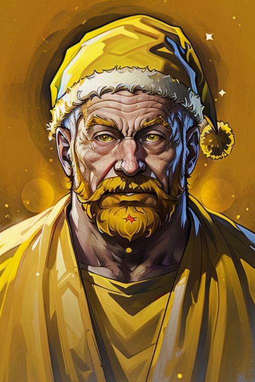 Yellow Santa for Yellow Team image by eldisss