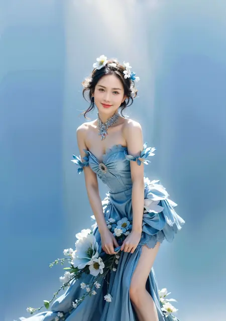 [JayHuang] Blue Dress | HunYuan