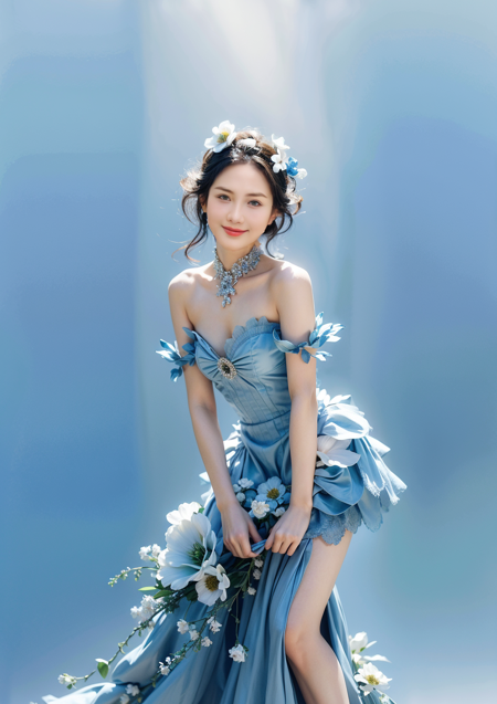 [JayHuang] Blue Dress | HunYuan v1.0