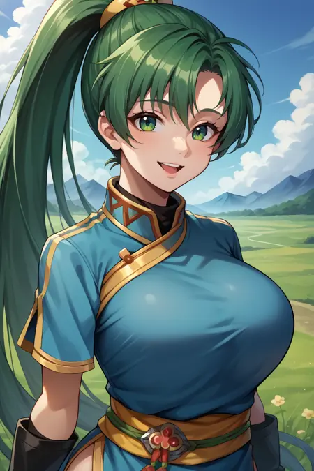 Lyn/リンディス (Fire Emblem: The Blazing Blade) SDXL LoRA | 8 Outfits [Pony Diffusion]