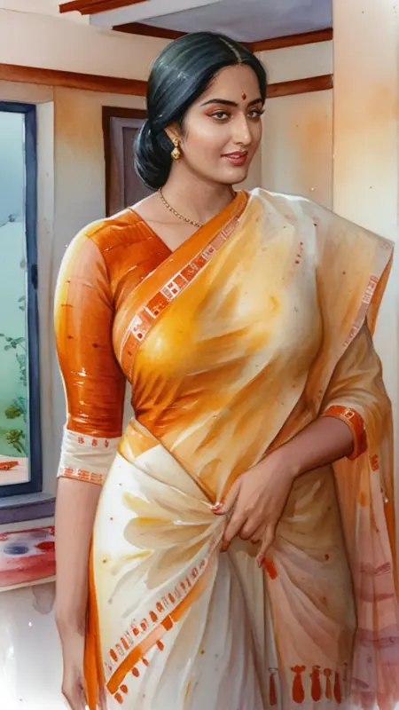 Indian Magazine Artwork Style