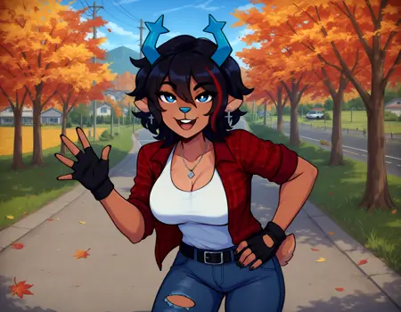 December Holiday (Dessoir1225) v2 - Deltarune (Character) (NAI)