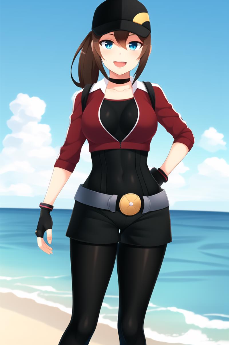 Pokemon Go - Female Trainer (Red) [COMMISSION] image by turkey910