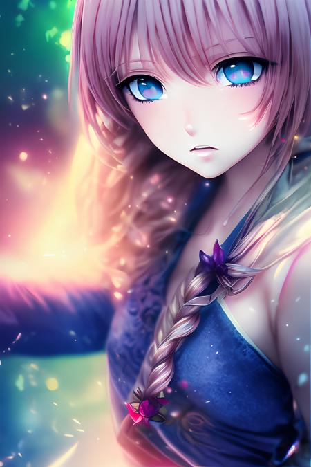 Meitu, anime style, 1girl, solo, blonde hair, extremely detailed beauty, blue eyes, sailor fuku, genshin impact, perfect eyes, perfect face, art by artgerm, rose petal, guweiz, wlop, octane render,meitu