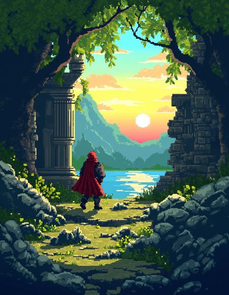 Flux - LoRA - Modern pixel art v1.0