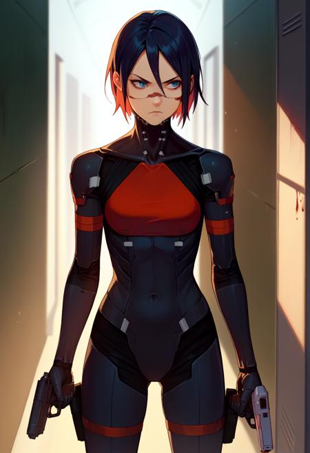 elster, cyborg bodysuit