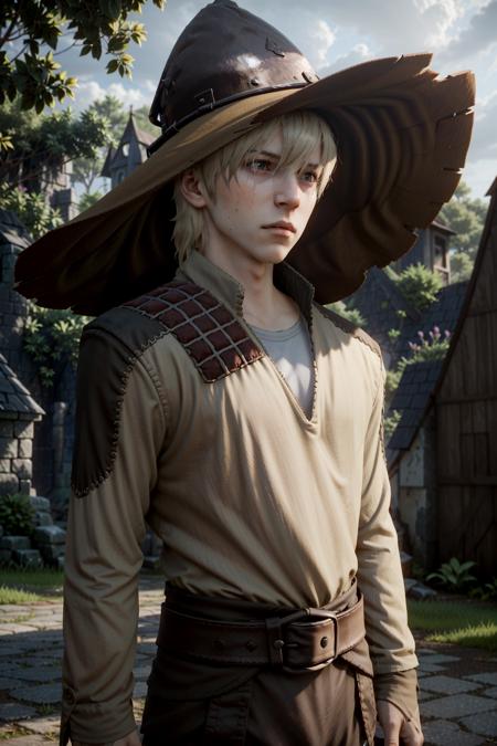 ColeDA, 1boy, male focus, hat, blonde hair, solo, blurry background, outdoors, upper body, blurry, realistic, witch hat
<lora:epi_noiseoffset2:1>,   <lora:ColeDA:0.7>