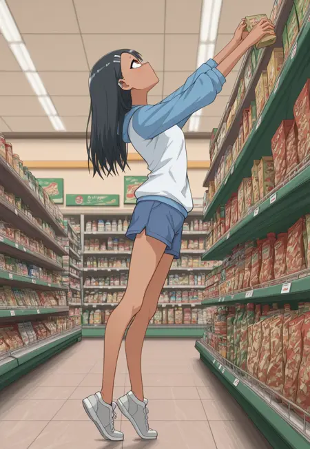 Reaching the top shelf (mood art)