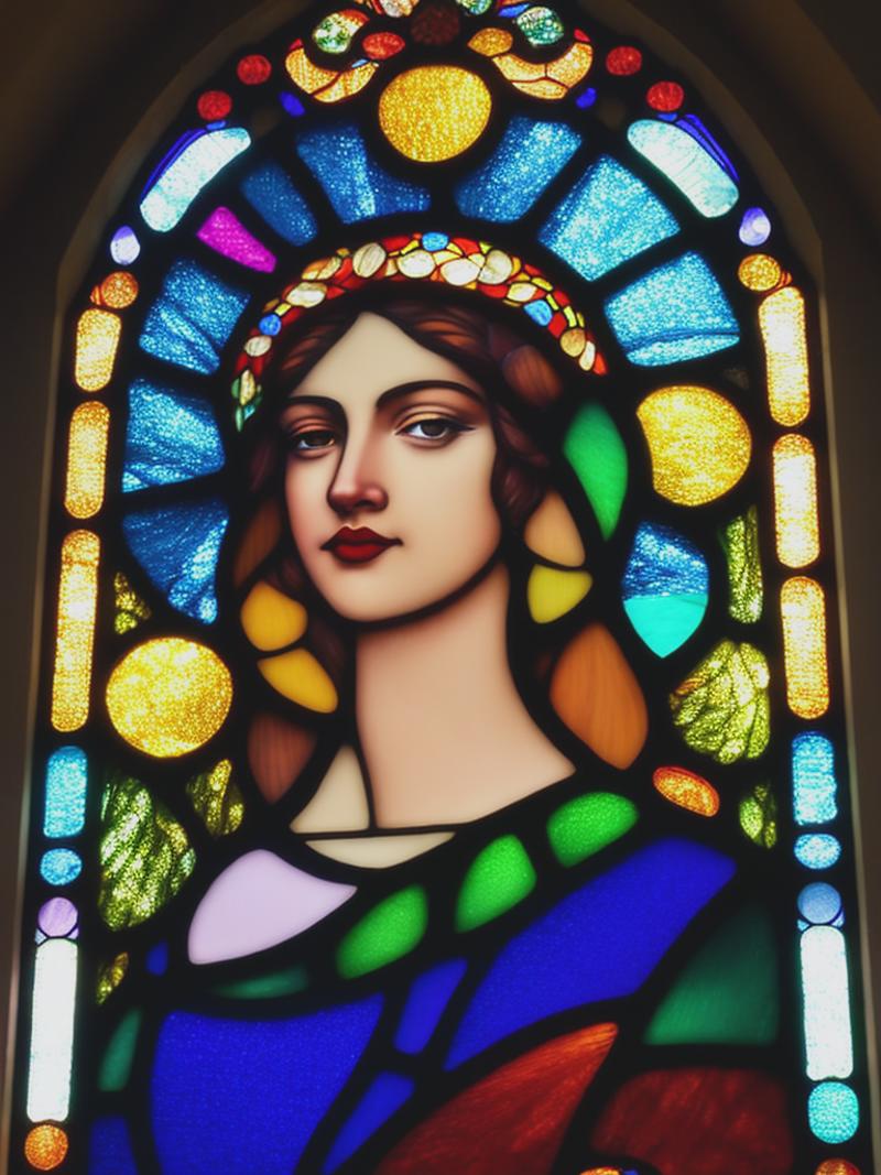 Stained Glass Portrait image by Kappa_Neuro