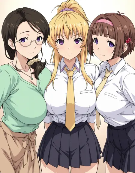 Character Set: [Kyonyuu Kazoku Saimin (OVA)] 巨乳家族催眠