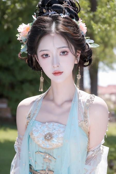 (((arms behind back))),<lora:flowergirl:1>,ulzzang-6500-v1.1,(raw photo:1.2),((photorealistic:1.4))best quality ,masterpiece, illustration, an extremely delicate and beautiful, extremely detailed ,CG ,unity ,8k wallpaper, Amazing, finely detail, masterpiece,best quality,official art,extremely detailed CG unity 8k wallpaper,absurdres, incredibly absurdres, huge filesize, ultra-detailed, highres, extremely detailed,beautiful detailed girl, extremely detailed eyes and face, beautiful detailed eyes,cinematic lighting,1girl,(upper body),see-through,looking at viewer,outdoors,depth_of_field,