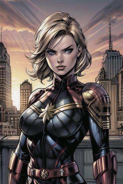 Captain Marvel (Marvel Comics) LoRA image by R4dW0lf