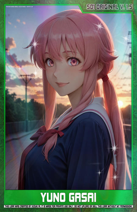 KizukiAi - Mirai Nikki - Gasai Yuno [SD1 - Original V1.5] v1.0 [SD 1.5]