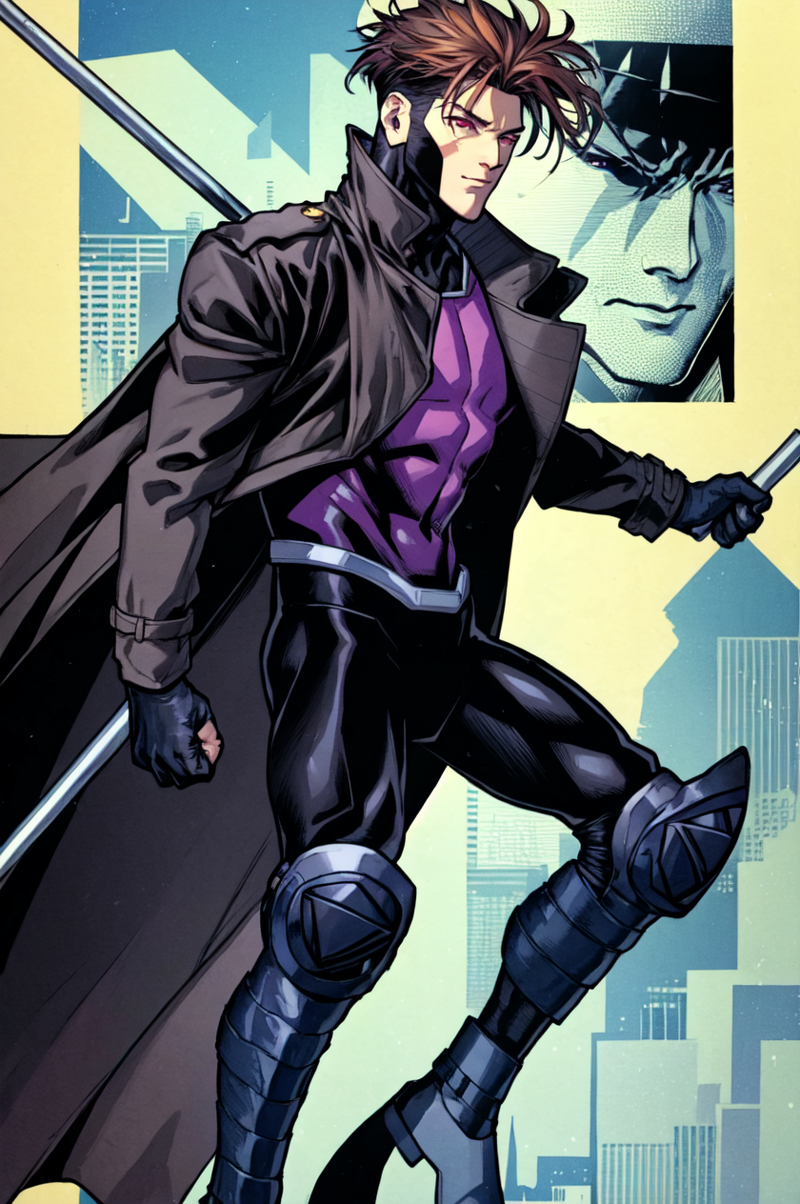 Remy Lebeau of X-men (GAMBIT) - v4 Showcase