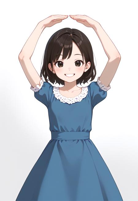 OK sign on both arms V1