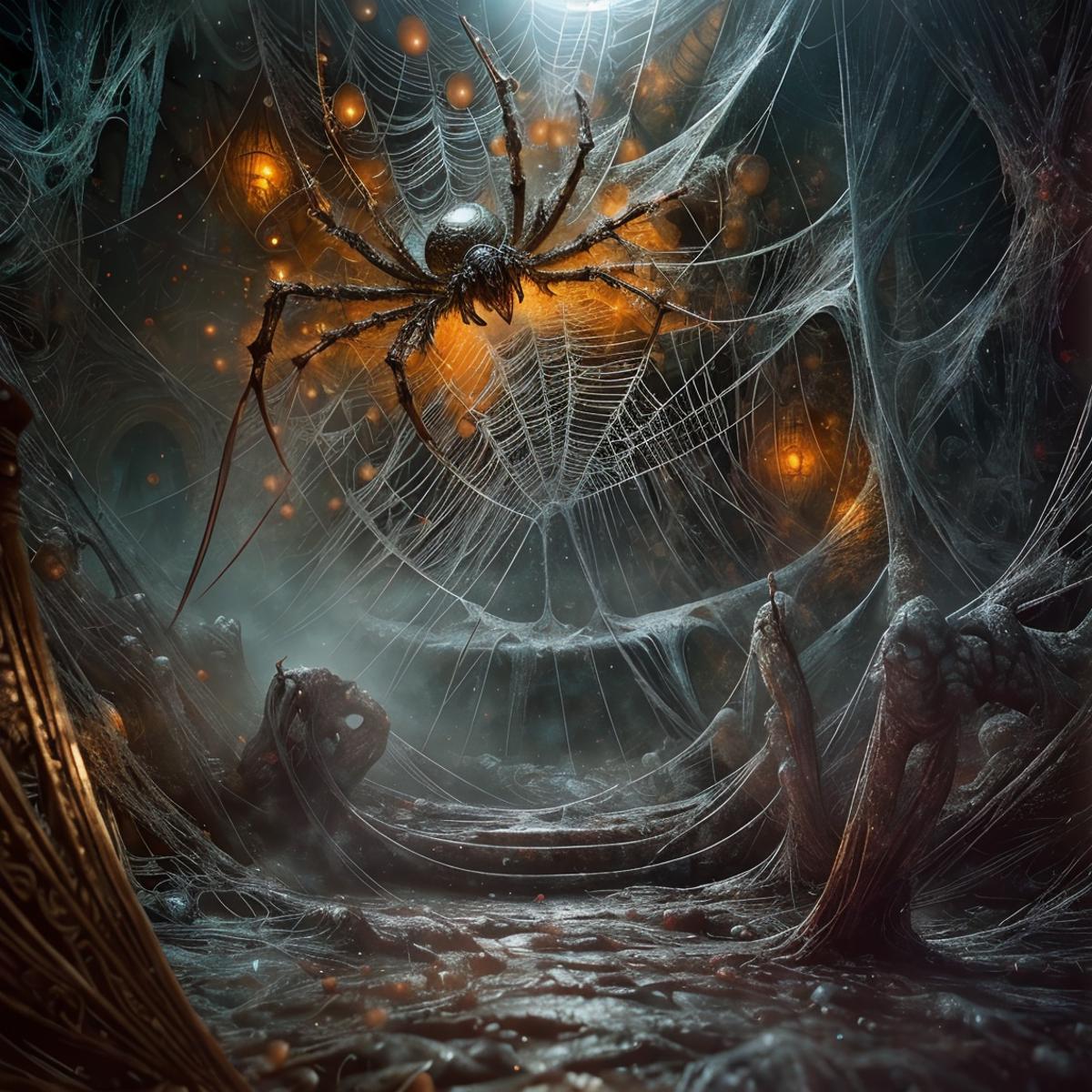 Giant spider lair v1.0 Stable Diffusion LoRA Civitai