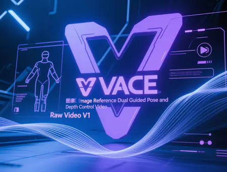 VACE Image Reference Dual Guided Pose and Depth Control Video Raw Video V1