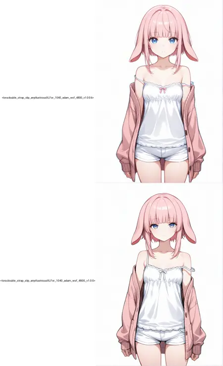 [for illustrious] double strap slip