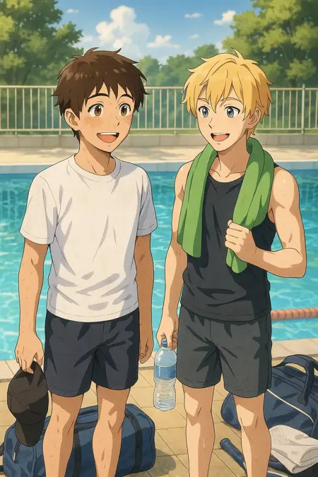 Tennis love story (two boys OC's)