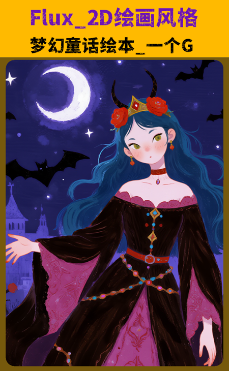 Flux_Fantasy Children's Picture Books_Adolph style v1.0