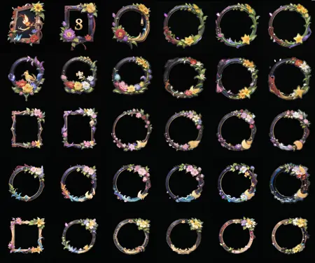 game avatar frame，游戏头像框