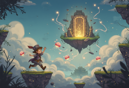 Whimsical Platformer Game Style [FLUX] by Dever v1.0