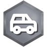 Silver Vehicle Badge