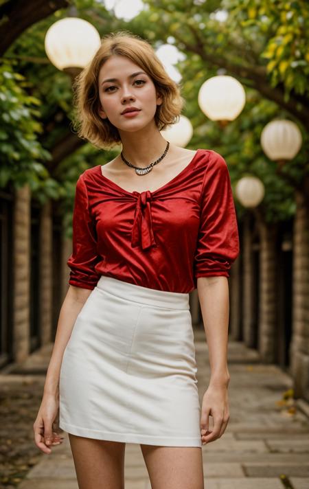 analog film photo solo, realistic, ((indonesian woman)), ((<lora:[ID]_-_Emma_Kurnia:1> emmakurnia)), (((3A Curls Hairstyle))), (((smile512))), (((masterpiece,ultra realistic,32k,extremely detailed CG unity 8k wallpaper, best quality,(autumn day ),lady ,necklace ,eardrop, The Cliffs of Moher, Ireland, ( Rust colored clothes Wear a pencil skirt with a silk blouse ) , honey blonde hair short hair ,))), ((dynamic pose)), PA7_Human-Likeness, PA7_Photo, high detailed, 8k, clear facial features, <lora:PAseer-SD15-LCM Quick:1> <lora:ReaLora:.2> skin <lora:GStyle_-_Photography_Style:.4> gstyle   . faded film, desaturated, 35mm photo, grainy, vignette, vintage, Kodachrome, Lomography, stained, highly detailed, found footage