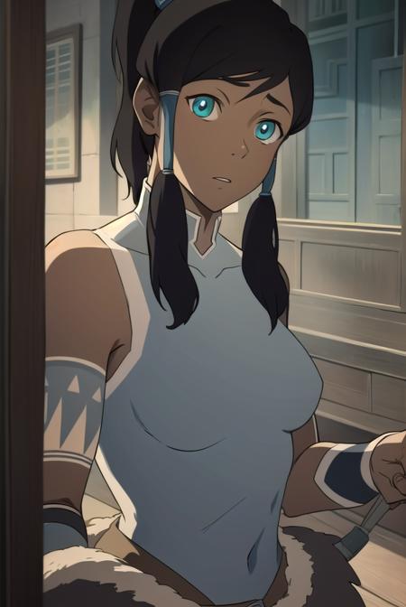 avatarkorra, <lyco:korra-lyco-nochekaiser:1>,
korra, long hair, black hair, ponytail, dark skin, dark-skinned female, topknot,
BREAK ,
BREAK looking at viewer,
BREAK outdoors,
BREAK <lora:GoodHands-vanilla:1>, (masterpiece:1.2), best quality, high resolution, unity 8k wallpaper, (illustration:0.8), (beautiful detailed eyes:1.6), extremely detailed face, perfect lighting, extremely detailed CG, (perfect hands, perfect anatomy),