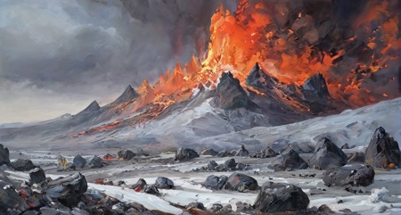 02261-1970025404-(cold_1.2),(snow-covered_1.2),mountain,(volcano_0.8),erupting,danger,(ash_0.8),(lava_0.9),glowing,(magma_0.8),(rocks_1.2),(destr.jpg