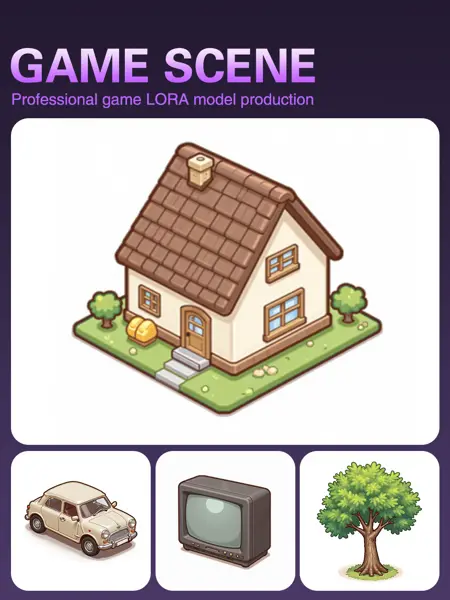Japanese and Korean casual cartoon game architecture