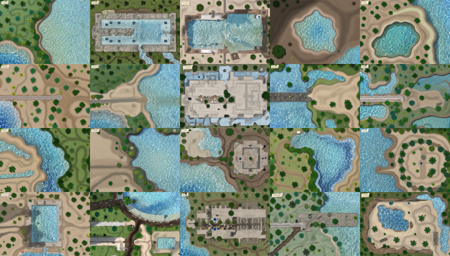 a map of a tropical island with a pool, <lora:Wild2-10:0.75>