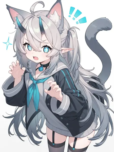 Cat girl (OC made by  妄想猫)