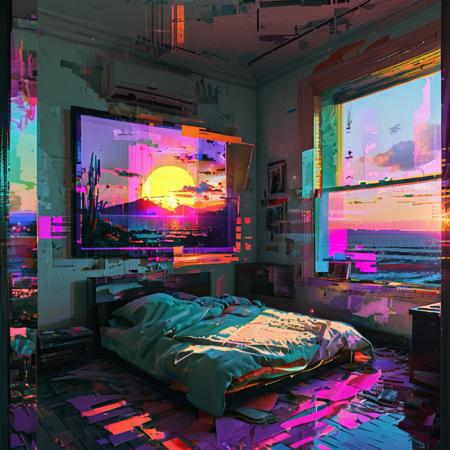 Glitch Style LoRA [SD+XL+Pony] XL