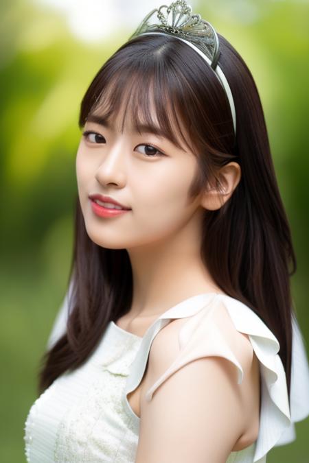 <lora:iveYujinV2:1>,Yujin,(close-up photo:1.5),(pov:1.1),korean, woman, complex 3d render ultra detailed, portrait of beautiful woman, smile, moody portrait, striking features, beauty, intricate details, dramatic composition, tension, contrast, texture, realism, high-quality rendering, stunning art, high quality, film grain, Fujifilm XT3,swirly bokeh,(realistic, photo-realistic:1.4),RAW photo,physically-based rendering,(looking at viewer:1.4),(8k, best quality, masterpiece:1.2),(full body shot:1.1),octane render,extremely detailed CG, unity 8k wallpaper,(studio soft light, rim light,in forest,sunlight:1.2),standing,(a girl is wearing wedding dress:1.5),hyper realistic detail shiny skin,ultra detailed,(ultra realistic:1.5),(intricate:1.2),(photorealistic:1.4),1girl,(skinny:1.3),detailed background