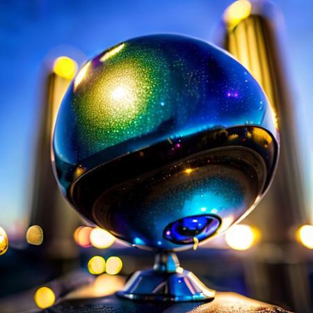 stretch, Sharp image, 4k, 8k, Detailed and Intricate, Cinematic,  
OverallDetail,  ultra detailed, ultra resolution, vault, no people, fully generated, amazing, beautiful, highest quality, detailed, perfect, 4k definition, great lighting,  many colors, shimmering horizon on an alien planet, abnormal color scheme