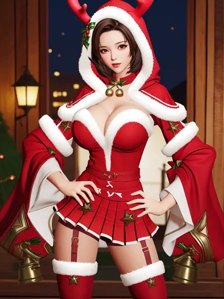 王者荣耀_貂蝉_圣诞恋歌_Honor of kings_Diao Chan