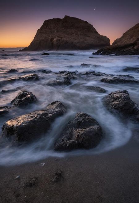 啎䥃佄䔀
Moonlit Magic: Capture the ethereal beauty of a moonlit ocean with long exposure waves in the style of Michael Shainblum, using a Sony Alpha a7R IV camera with a Sony FE 16-35mm f/2.8 GM lens. Position yourself to take advantage of the soft, diffused light of the moon as it illuminates the ocean, casting long shadows and creating depth in your image. Experiment with different focal lengths to find the perfect composition, and use a tripod for stability during long exposures. Focus on the interplay of light and shadow, highlighting the rich textures and colors of the ocean under the moonlight and long exposure waves. Utilize the cool tones of the night to create a moody and atmospheric quality in your image. Post-process your image using techniques such as selective color grading and contrast adjustments to enhance the mood and atmosphere of the scene, creating a captivating and enigmatic photograph that embodies the essence of moonlit magic with long exposure waves in the style of Michael Shainblum.