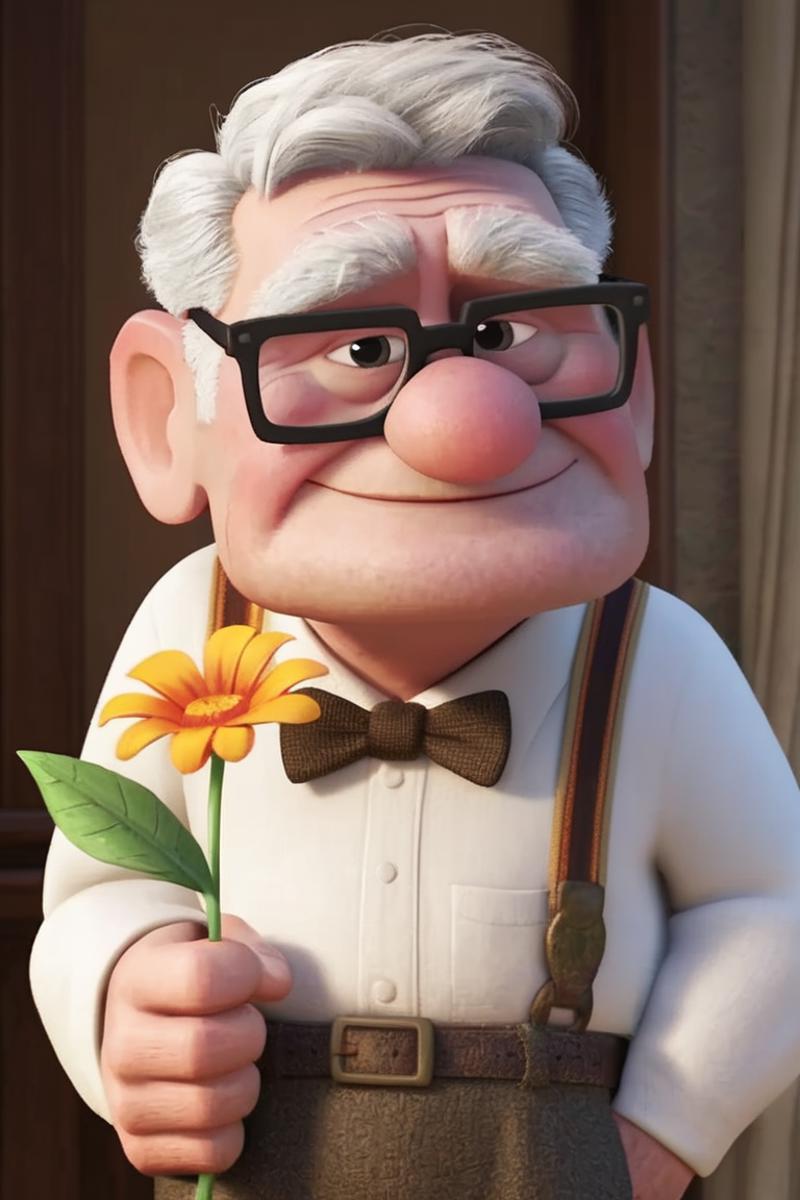 Carl Fredricksen - SDXL image by Mr_MH