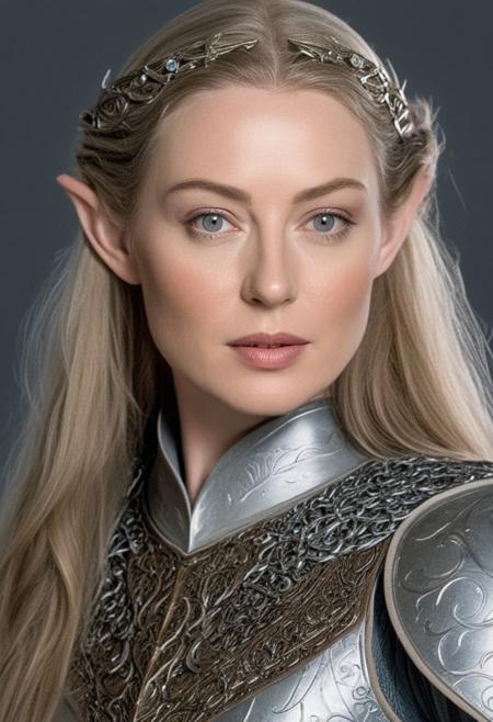 Portrait of Galadriel in Armour