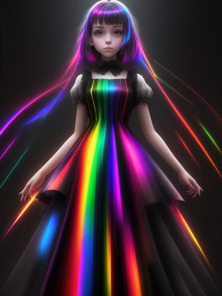 <lora:SpectrumAI-000002:1> girl with SpectrumAI dress