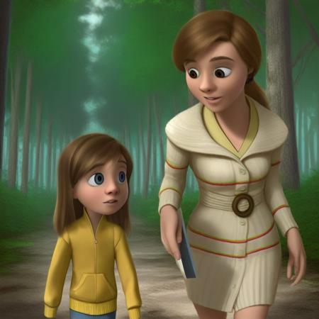 Riley and Jill Andersen together (Inside Out) V1