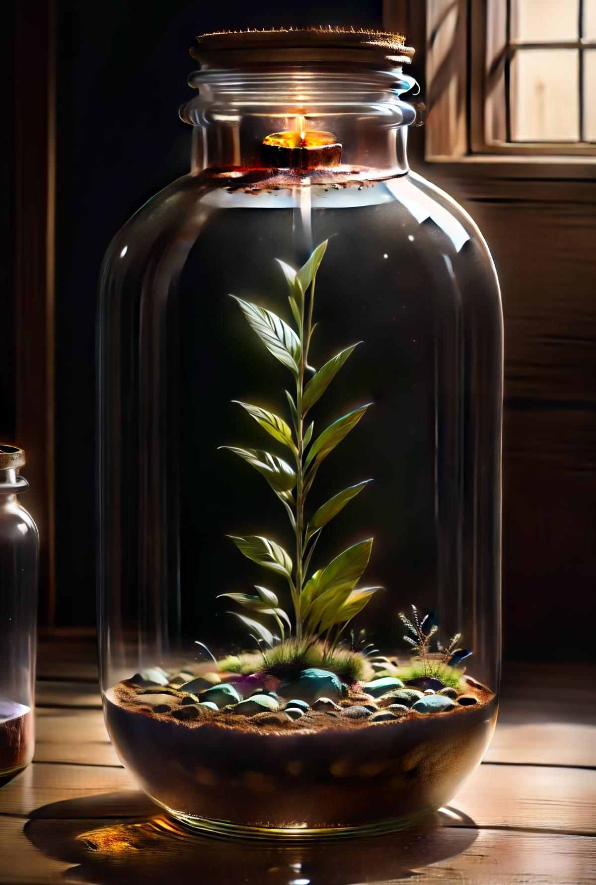 Glass bottle |Concept Glass | Sora image by fansay
