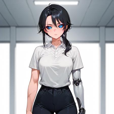 White Polo Shirt Illustrious v1