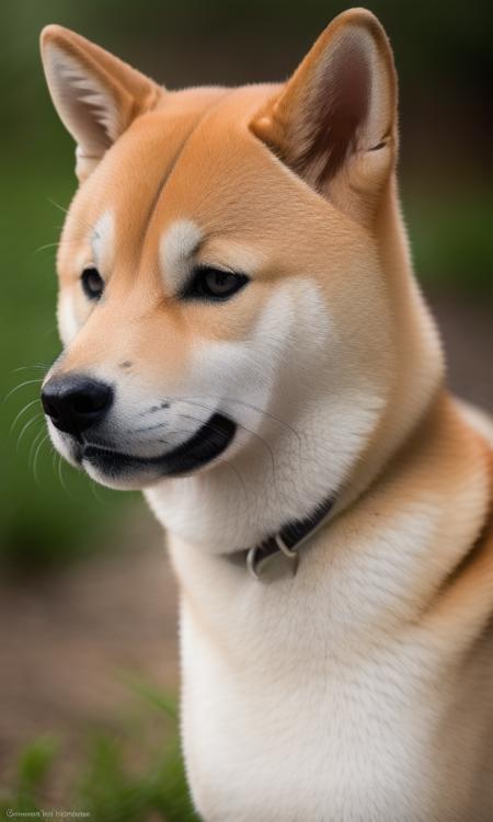 1shiba,close up photo of a shiba, forest, haze, halation, bloom, dramatic atmosphere, centred, rule of thirds, 200mm 1.4f macro shot, <lora:shiba_v1:0.8>