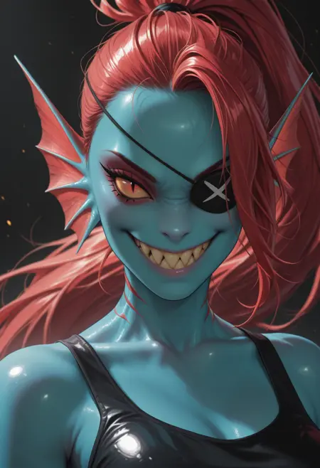 Undyne from Undertale [IllustriousXL]