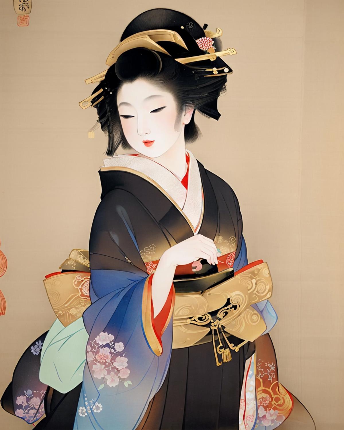 Uemura-Shoen(Nihonga) 上村松園 (日本膠彩畫) image by oosayam